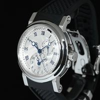 BREGUET | MARINE GMT Dual Time Ref. 5857ST, Steel 42 mm. | Box and Papers, 2017