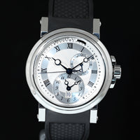 BREGUET | MARINE GMT Dual Time Ref. 5857ST, Steel 42 mm. | Box and Papers, 2017