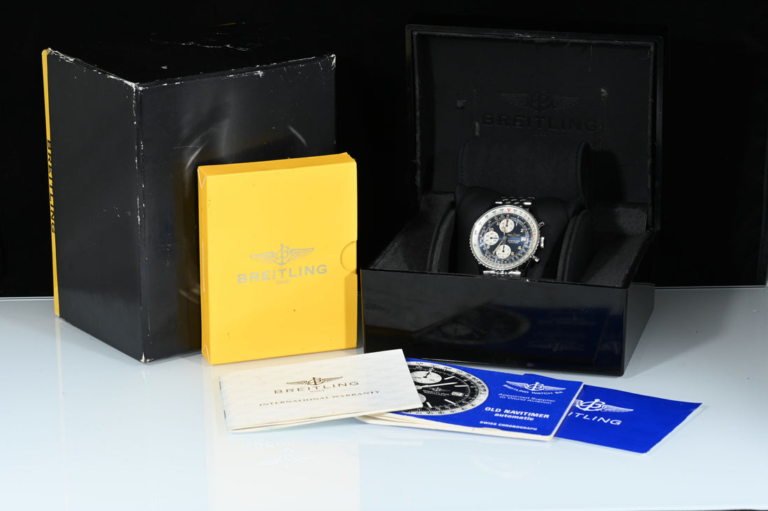 BREITLING | OLD NAVITIMER I Automatic Acciaio, 41 mm. Scatola e Garanzia, 1991 Ref. 81610