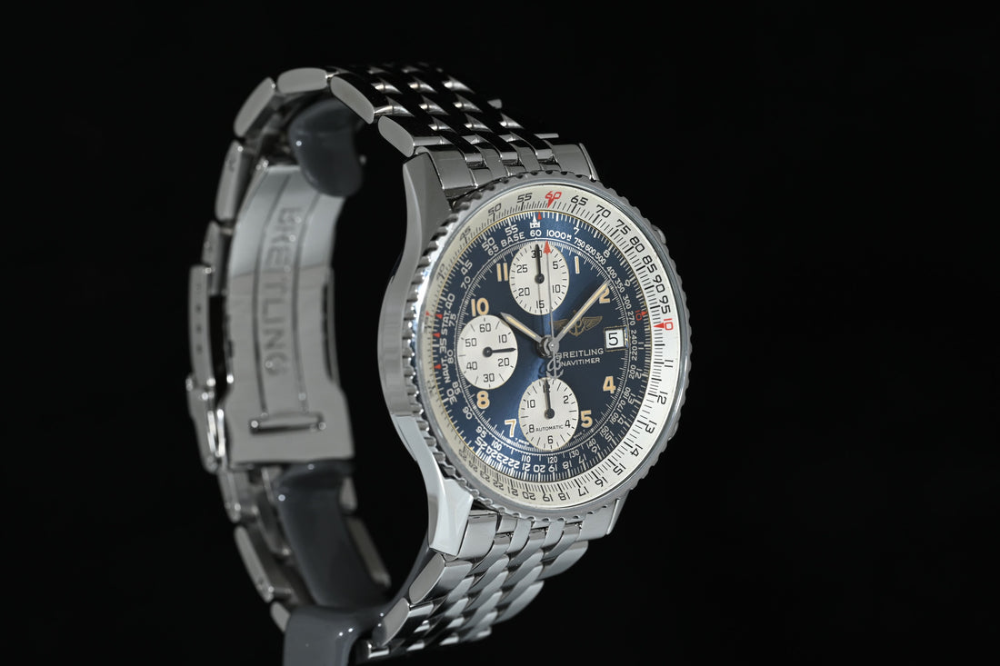BREITLING | OLD NAVITIMER I Automatic Acciaio, 41 mm. Scatola e Garanzia, 1991 Ref. 81610