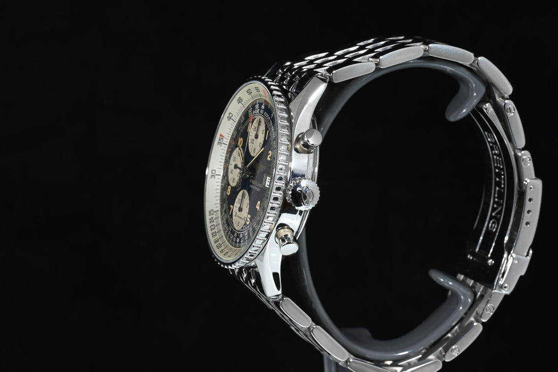 BREITLING | OLD NAVITIMER I Automatic Acciaio, 41 mm. Scatola e Garanzia, 1991 Ref. 81610