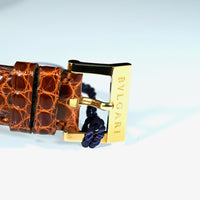 BULGARI | Anfiteatro III Millenium 18 Kt. Yellow Gold and Diamonds | 26 mm. Lady Quartz - Limited Edition BVLGARI