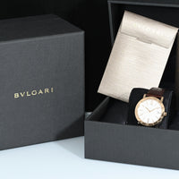BULGARI | Bvlgari Bvlgari Automatic, 38 mm. 18 kt pink gold. BVLGARI Box and Papers, October 2024 | NEW
