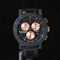 BULGARI | CARBONGOLD Madrid Chronograph Carbonio Ref. BB38CLCH - BVLGARI