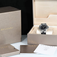 BVLGARI | DIAGONO 40 Automatic Date, Steel, 40 mm. Ref. DG 40 S Bulgari box