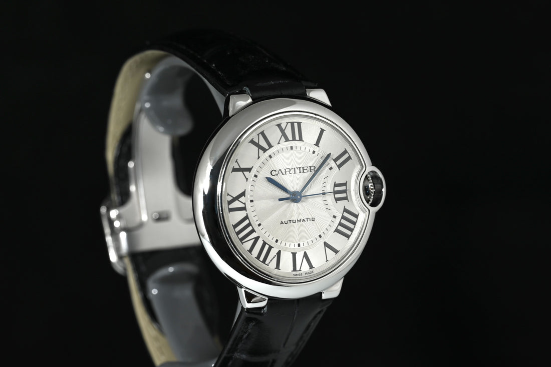 CARTIER | BALLON BLEU DE CARTIER 36 mm, Steel. Cartier Box and Paper, 2017