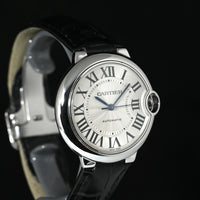 CARTIER | BALLON BLEU DE CARTIER 36 mm, Steel. Cartier Box and Paper, 2017