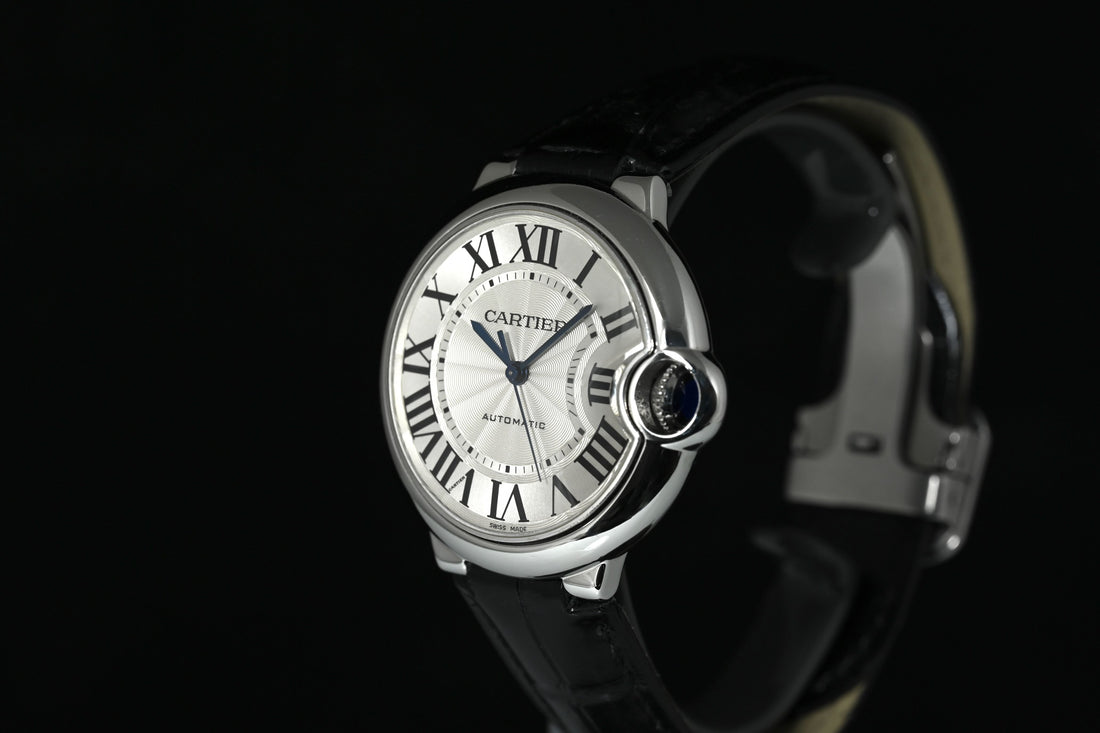 CARTIER | BALLON BLEU DE CARTIER 36 mm, Steel. Cartier Box and Paper, 2017