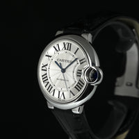 CARTIER | BALLON BLEU DE CARTIER 36 mm, Steel. Cartier Box and Paper, 2017