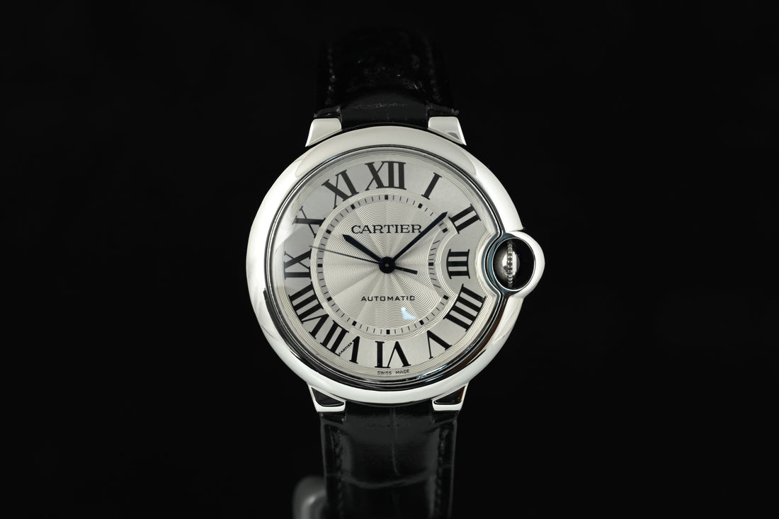 CARTIER | BALLON BLEU DE CARTIER 36 mm, Steel. Cartier Box and Paper, 2017