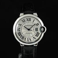 CARTIER | BALLON BLEU DE CARTIER 36 mm, Steel. Cartier Box and Paper, 2017