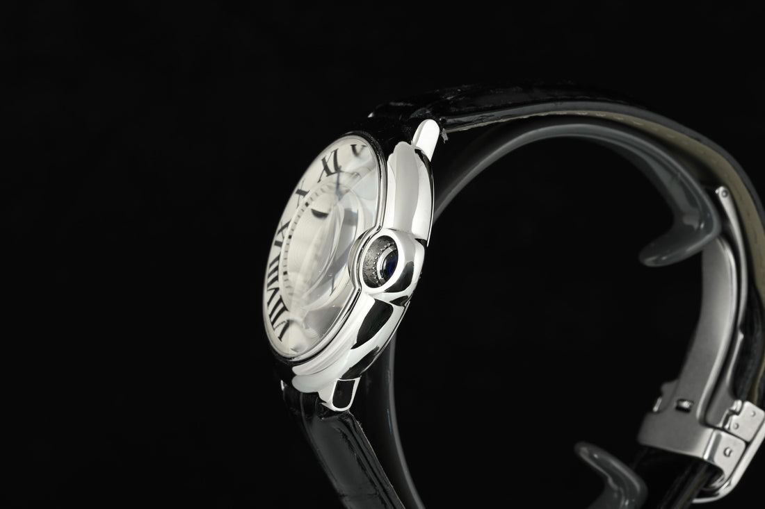 CARTIER | BALLON BLEU DE CARTIER 36 mm, Steel. Cartier Box and Paper, 2017