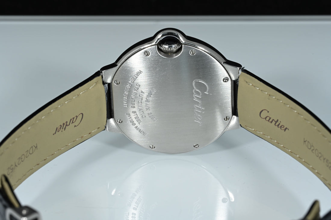 CARTIER | BALLON BLEU DE CARTIER 36 mm, Steel. Cartier Box and Paper, 2017