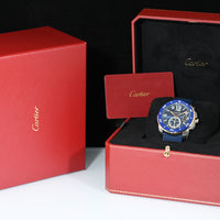 CARTIER | CALIBRE de Cartier DIVER BLU 42 mm. Acciaio e oro Rosa, Ref. W2CA0008 Scatola e Garanzia, 2019
