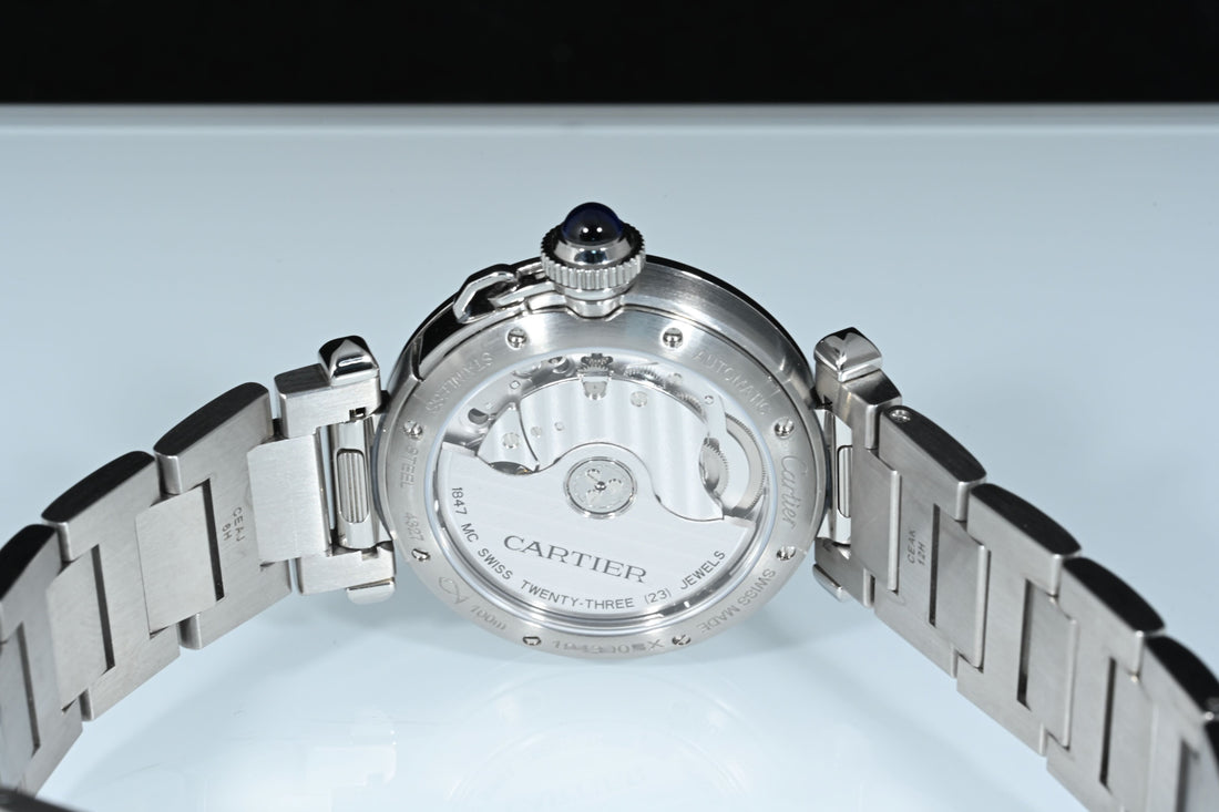 CARTIER | PASHA de Cartier Automatic 35 mm. Steel Ref. WSPA0013 Cartier 2021 guarantee
