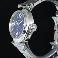 CARTIER | PASHA C Automatic Date 35 mm. Ref. 2475, Steel