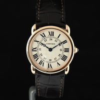 CARTIER | RONDE LOUIS de Cartier Ref. W6800151 Oro giallo 18 Kt. 29 mm. Quarzo Lady