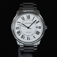 CARTIER | RONDE MUST de Cartier Ref. WSRN0035 Acciaio, Automatico, 40 mm. Scatola e Garanzia Cartier, 2023
