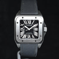 CARTIER | SANTOS 100 XL Black PVD Automatic Box and Cartier Warranty, 2010 Ref. W020010 / 2656