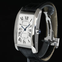 CARTIER | Tank Américaine, Oro bianco, Automatico Ref. W2609956 Scatola e Garanzia Cartier, 2023