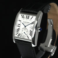 CARTIER | TANK MC Acciaio, Automatico Ref. W5330003 Scatola e Garanzia Cartier, 2018