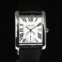 CARTIER | TANK MC Acciaio, Automatico Ref. W5330003 Scatola e Garanzia Cartier, 2018