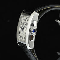 CARTIER | TANK MC 34.3 Chronograph Steel, Automatic Ref. W5330007 Cartier Box and papers, 2018
