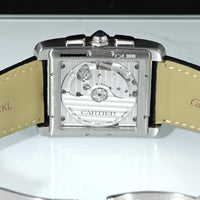 CARTIER | TANK MC 34.3 Chronograph Steel, Automatic Ref. W5330007 Cartier Box and papers, 2018