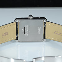 CARTIER | TANK SOLO Steel, Quartz, Small Ref. W1018255 Cartier box and papers, 2017