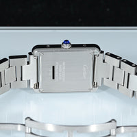CARTIER | TANK SOLO Steel, Quartz Ref. W5200013 Cartier box and papers, 2016