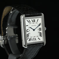 CARTIER | TANK SOLO Steel, Quartz Ref. W5200003 Cartier Box and Papers, 2010