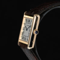 CARTIER | TANK SOLO small Oro rosa 18 Kt., Quarzo Ref. W5200024 Scatola e Garanzia Cartier, 2016