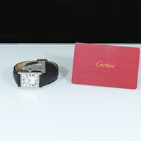 CARTIER | TANK SOLO Watch Ref. WSTA0030 Cartier Warranty, 2018, Steel, Quartz