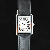 CARTIER | TANK SOLO Watch Ref. WSTA0030 Cartier Warranty, 2018, Steel, Quartz
