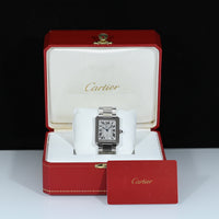 CARTIER | TANK SOLO XL Steel, Automatic Ref. W5200028 Cartier Warranty, 2018
