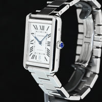 CARTIER | TANK SOLO XL Steel, Automatic Ref. W5200028 Cartier Warranty, 2018