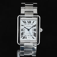 CARTIER | TANK SOLO XL Steel, Automatic Ref. W5200028 Cartier Warranty, 2018