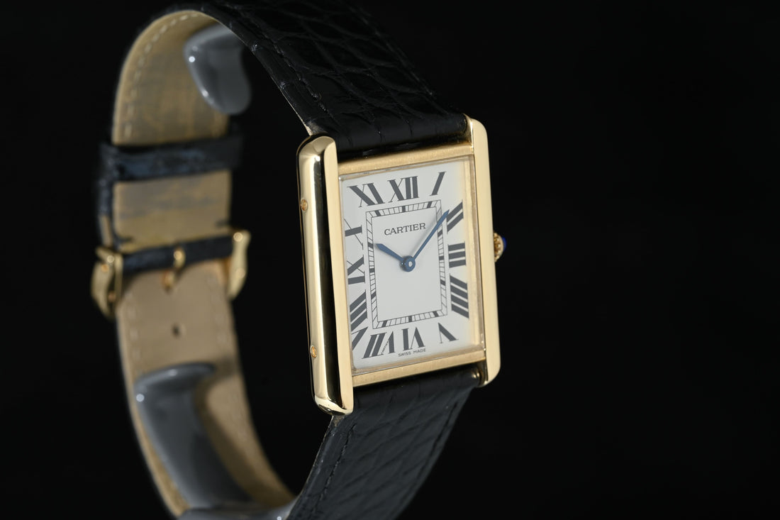 CARTIER | TANK SOLO 18K Yellow Gold Watch, Quartz Ref. W5200004 | 3167