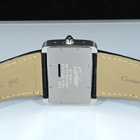 CARTIER | TANK DIVAN Ref. W6300755 Steel, Automatic, Cartier box and papers, 2004