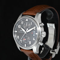 IWC | SPITFIRE Chronograph Pilot’s watch Ref. IW387802 Flyback Acciaio, 43 mm. Scatola e Garanzia IWC