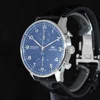 IWC | Portugieser Chronograph Edition «150 Years» Portoghese blu dial | Ref. IW371601 Scatola e Garanzia 2019