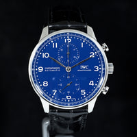 IWC | Portugieser Chronograph Edition «150 Years» Portoghese blu dial | Ref. IW371601 Scatola e Garanzia 2019
