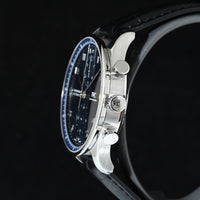 IWC | Portoghese Chronograph Portugieser, 41 mm., Acciaio, Ref. IW371606 Scatola e Garanzia IWC 2021 Blu dial