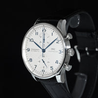 IWC | Portoghese Chronograph Portugieser, 41 mm., Acciaio, Ref. IW371417 Scatola e Garanzia IWC, 2016