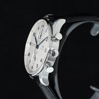 IWC | Portoghese Chronograph Portugieser, 41 mm., Acciaio, Ref. IW371417 Scatola e Garanzia IWC, 2016