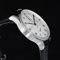 IWC | Portoghese Chronograph Portugieser, 41 mm., Acciaio, Ref. IW371417 Scatola e Garanzia IWC, 2016