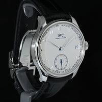 IWC | PORTUGUESE 8 days, Manual winding, Steel, 43 mm, IWC Warranty 2016 Hand-wound