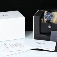 IWC | Portoghese Chronograph Portugieser, 41 mm., Acciaio, Ref. IW371606 Scatola e Garanzia IWC, 2021