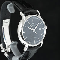 IWC | PORTOFINO Automatic Black dial Ref. IW356305 39 mm Acciaio Scatola e Garanzia 2015