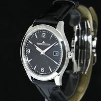 JAEGER-LECOULTRE | Master Control Date Automatic Black dial, 39 mm. Steel Ref. Q1548471 Box and Warranty 2017